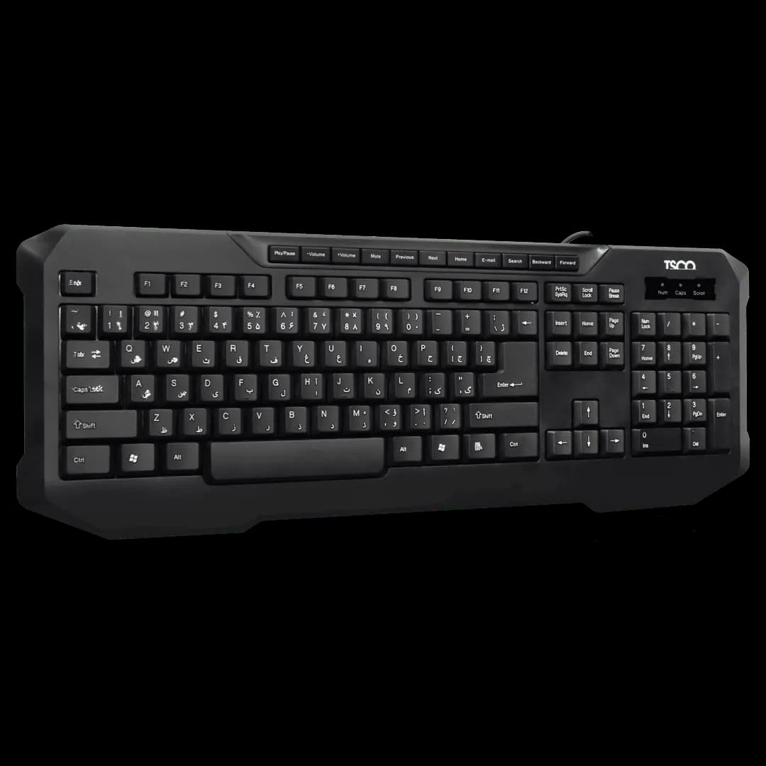 کیبورد با سیم تسکو مدل TK 8034