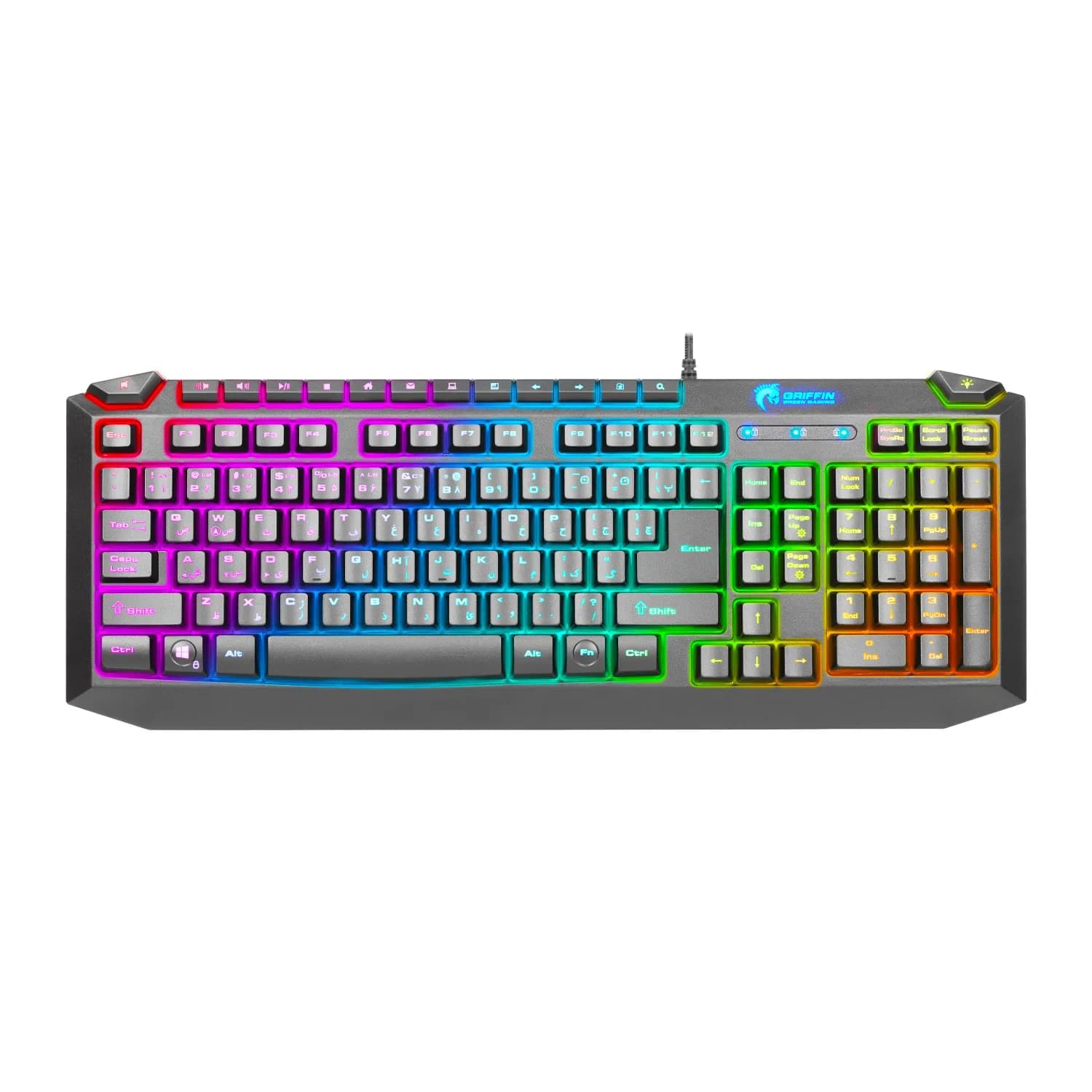 کیبورد گیمینگ RGB گرین مدل GK701-RGB