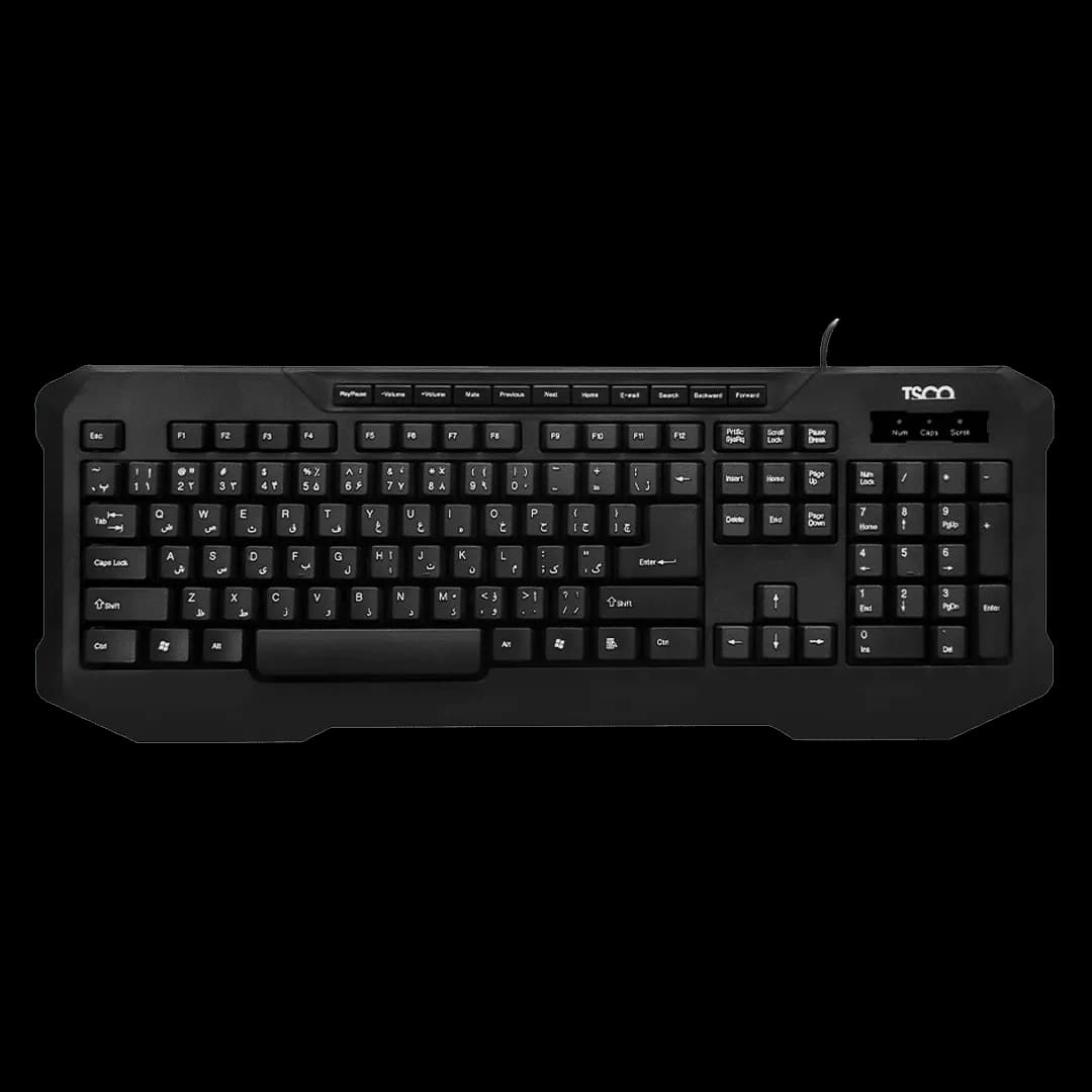 کیبورد با سیم تسکو مدل TK 8034