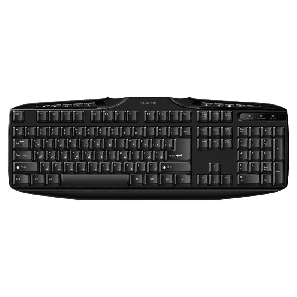 کیبورد با سیم گرین مدل GK302