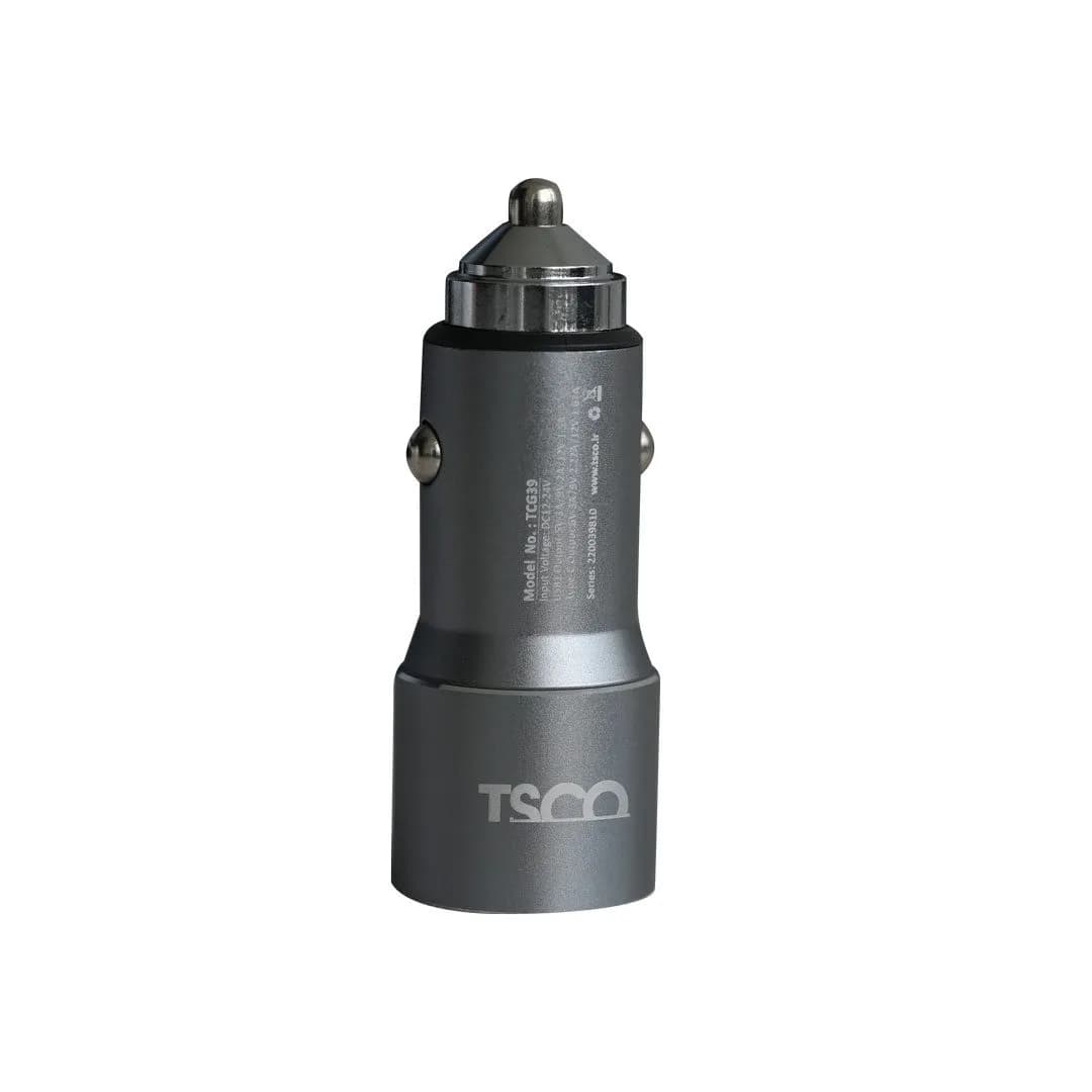 شارژر فندکی خودرو تسکو TCG 39 توان 20 وات