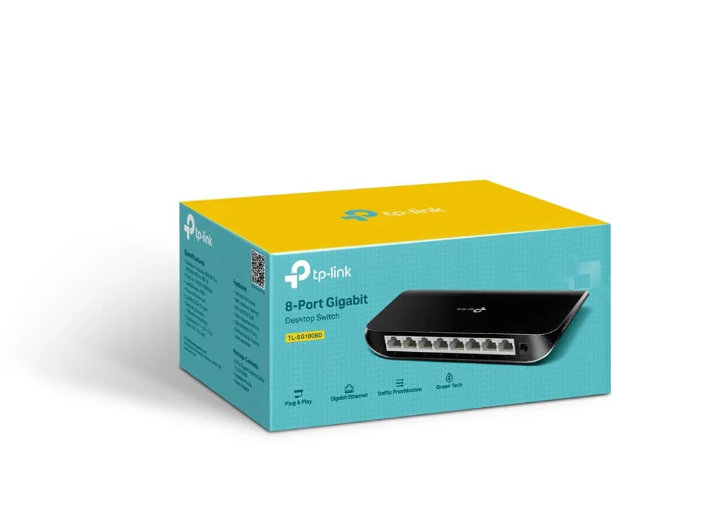 سوئیچ 8 پورت گیگابیتی تی‌پی‌لینک TL-SG1008D